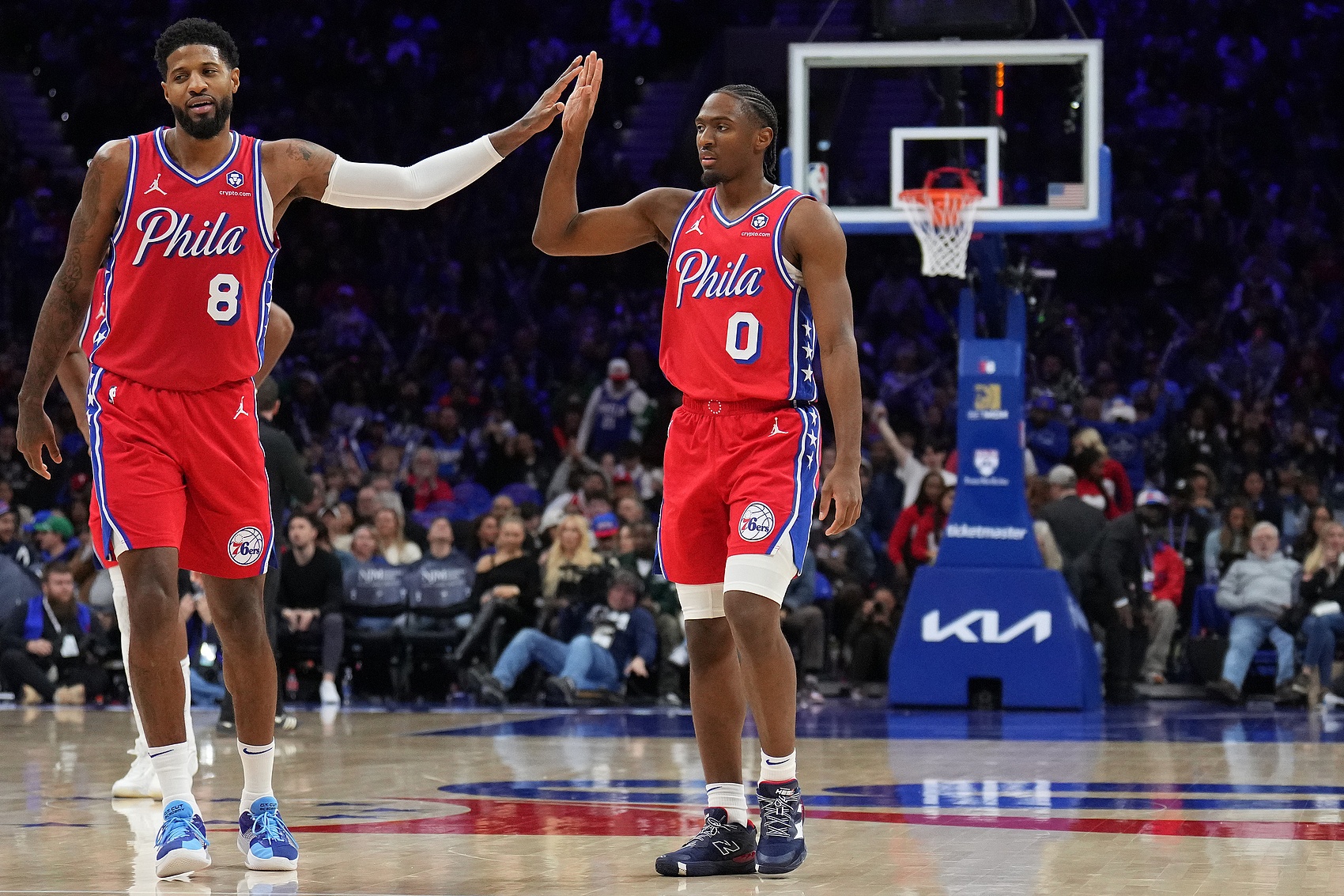 开云官网-76人2K能力值变化：马克西+1至93 埃奇库姆+1至82 乔治-2至81