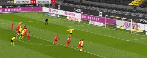 1612023966452011207.gif 开云-【德甲】罗伊斯献助攻桑乔破门 多特3比1奥格斯堡
