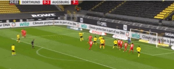 1612023972513097454.gif 开云-【德甲】罗伊斯献助攻桑乔破门 多特3比1奥格斯堡